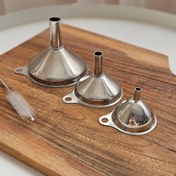 تصویر قیف سه عددی تمام استیل شنگیا 