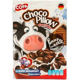 تصویر غلات صبحانه کوپا کورن فلکس بالشتی شکلاتی ۳۰۰ گرم 