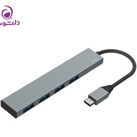 تصویر هاب 4 پورت USB-C جی سی پال مدل JCP6237 