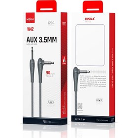 تصویر کابل Aux هیسکا مدل w42 کابل ویدیویی و اتصالات کابل AUX هیسکا کابل Aux هیسکا مدل w42 طوسی