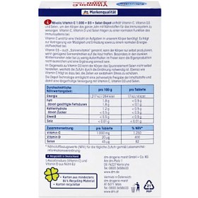 تصویر مکمل ویتامین سی 1000 و D3 و سلنیوم میوولیس 30 عددی Mivolis Vitamin C 1000 + D3 + Selen Depot