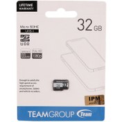 تصویر رم میکرو 32 گیگ تیم گروپ TeamGroup U1 C10 100MB/s TeamGroup U1 C10 100MB/s 32GB MicroSD Memory Card