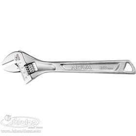 تصویر آچار فرانسه نووا مدل NTA 9623 سایز 12 اینچ Nova NTA 9623 Adjustable Wrench 12 Inch