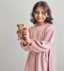 تصویر پیراهن آتنا رنگ صورتی - سایز 6-8 سال 