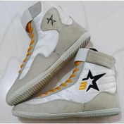 تصویر کفش کشتی حرفه‌ای با طراحی منحصر به فرد سایز ۳۷ تا ۴۵ 