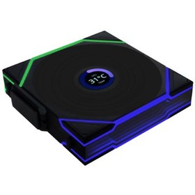 تصویر Lian-Li UNI FAN LCD TL 120 WIRELESS BLACK 3X 