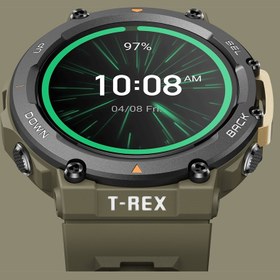 تصویر ساعت هوشمند امیزفیت مدل T-Rex 2 ا Amazfit T-Rex 2 Smartwatch Amazfit T-Rex 2 Smartwatch