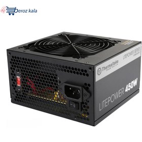 تصویر منبع تغذیه کامپیوتر ترمالتیک مدل لایت پاور 450 وات Thermaltake Litepower 450W Power Supply