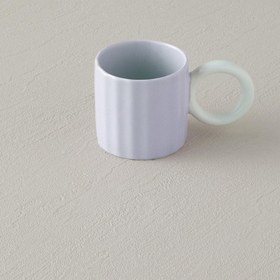 تصویر ست 2 عددی فنجان چینی انگلیش هوم مدل Angled سایز 90 میل یاسی Angled New Bone China 2 Piece Coffee Cup Set for 2 People 90 ml Lilac