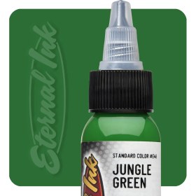 تصویر رنگ تتو اترنال سبز جانگل گرین Eternal Jungle Green 