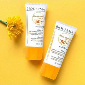 تصویر کرم ضد افتاب مناسب پوست لک دار بیودرما bioderma spot