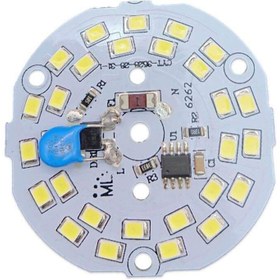 تصویر ماژول SMD برق مستقیم 12 وات-مهتابی لومن بالا با آنتی شوک مدل D50-A 