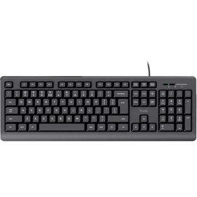 تصویر کیبورد با سیم تراست مدل TK-150 Trust TK-150 Wired Keyboard