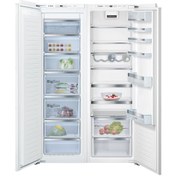 تصویر یخچال فریزر دوقلو توکار بوش سری 6 مدل KIR81AFE0 GIN81AEF0 Bosch KIR81AFE0 GIN81AEF0 Series 6 Built-in Twin Refrigerators