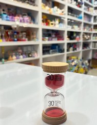 تصویر ساعت شنی - 20 دقیقه زرد 