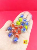 تصویر پک عمده کارتنی اسباب بازی تیله 3پر ایرانی 