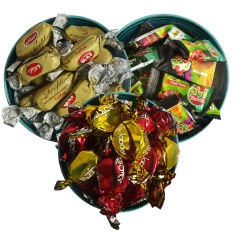 تصویر پک سه تایی پشمک، شکلات و لواشک - 500 گرم 