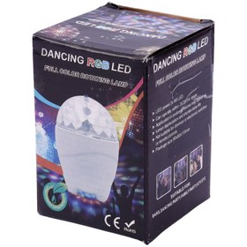 تصویر چراغ رقص نور گردان کهکشانی Dancing RGB LED کد ۲ ا Dancing RGB LED Light Ball Code 2 Dancing RGB LED Light Ball Code 2