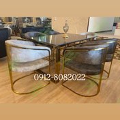 تصویر میز و صندلی نهار خوری مدل سزار 