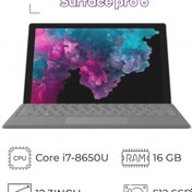 تصویر تبلت مایکروسافت (استوک) Surface Pro 6 | 16GB RAM | 512GB | I7 Microsoft Surface Pro 6 (Stock)