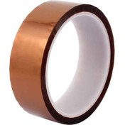 تصویر نوار چسب نسوز پلی آمید Kapton عرض 30 میلیمتر 30mm width kapton tape