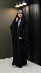 تصویر چادر لاینی عمودی پاپیون 