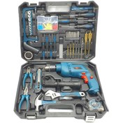 تصویر کیت دریل چکشی 100 عددی باس مدل BS1308 مدل BS1308