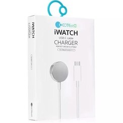 تصویر کابل شارژ سریع اپل واچ دوکاره کوتتسی Coteetci IWatch Charger PD Fast Charging Cable 26002 