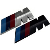 تصویر آرم گلگیر BMW طرح MPower (بسته بندی تکی) 