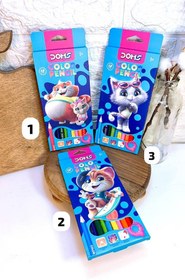 تصویر مدادرنگی باکیفیت 12 رنگ DOMS - طرح 