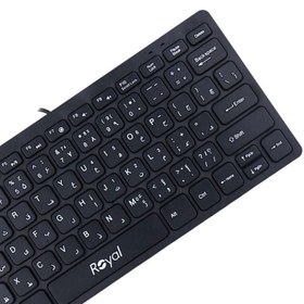 تصویر کیبورد سیمی رویال مدل RK305 