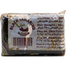 تصویر تمر هندی آلوچه‌ای بدون هسته بلک تمر ۲۵۰ گرمی | Black Tamarind 