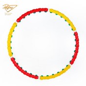 تصویر حلقه ورزشی هولا هوپ مدل تن زیپ 