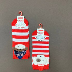 تصویر جوراب نخ پنبه روی قوزک DOG 