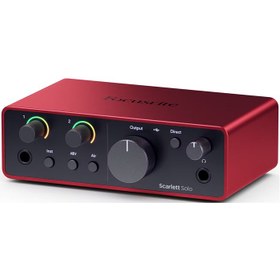 تصویر کارت صدا Focusrite مدل Scarlett Solo G4 Focusrite Scarlett Solo G4 Audio Interface