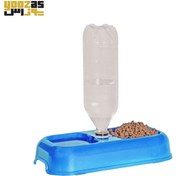 تصویر ظرف دوقلو مخزن دار شیلا مناسب سگ و گربه Shila pet water and food bowl with tanker