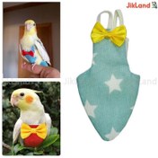 تصویر پوشک پرنده عروس هلندی - کوتوله برزیلی - گرینچک پارچه ای 