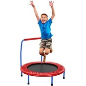 تصویر ترامپولین حرفه ای کودک با دستگیره 
