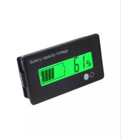 تصویر نمایشگر سطح شارژ وظرفیت باتری 12 تا 48 ولت دیسی battery charge level display 12 to 48 volt DC