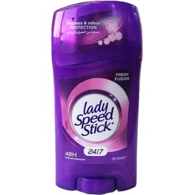 تصویر مام صابونی لیدی اسپید استیک مدل فرش فیوژن 45 گرم اورجینال LADY SPEED STICK FRESH FUSION 45 G