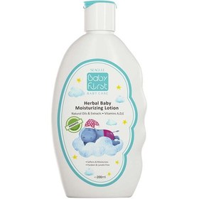 تصویر لوسیون مرطوب کننده گیاهی کودک 200 میل بیبی فرست 