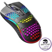 تصویر موس گیمینگ HP S600 Optical S600 Honey Comb Design RGB Gaming Mouse