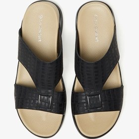 تصویر صندل مردانه با بافت متنی و بدون بند برند le confort Men's Textured Slip-On Sandals