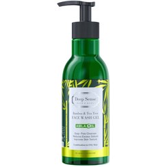 تصویر ژل شستشو صورت دیپ سنس درخت چای و بامبو Deep Sense Gel Face Wash For Oily Skin 250ml