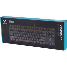 تصویر کیبورد گیمینگ رپو V500PRO-87 Rapoo V500PRO-87 Gaming Keyboard