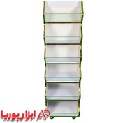 تصویر استند قفسه آبشاری ۶ طبقه مشکی 