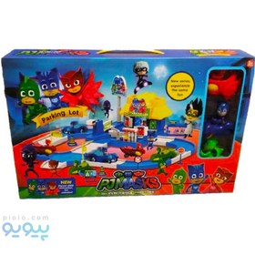 تصویر اسباب بازی پارکینگ شب نقاب پی جی مکس PJ MASKS 