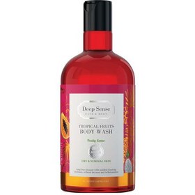 تصویر شامپو بدن تروپیکال مناسب پوست های خشک و معمولی دیپ سنس TROPICAL FRUITS BODY WASH GEL NORMAL TO DRY SKIN DEEP SENSE 