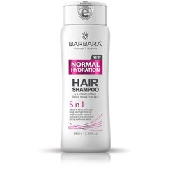 تصویر شامپو آبرسان 5 در 1 مناسب موهای معمولی 380میل باربارا Barbara Normal Hydration Hair Shampoo 380ml