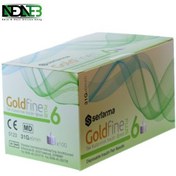 تصویر سر سوزن انسولین 6 میل گلدفاین ا GOLDFINE 31G*6MM DISPOSAABLE INSULIN PEN NEEDLE GOLDFINE 31G*6MM DISPOSAABLE INSULIN PEN NEEDLE